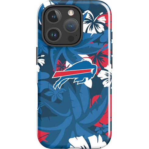 NFL Buffalo Bills Tropical Print iPhone 16 Pro Impact Case